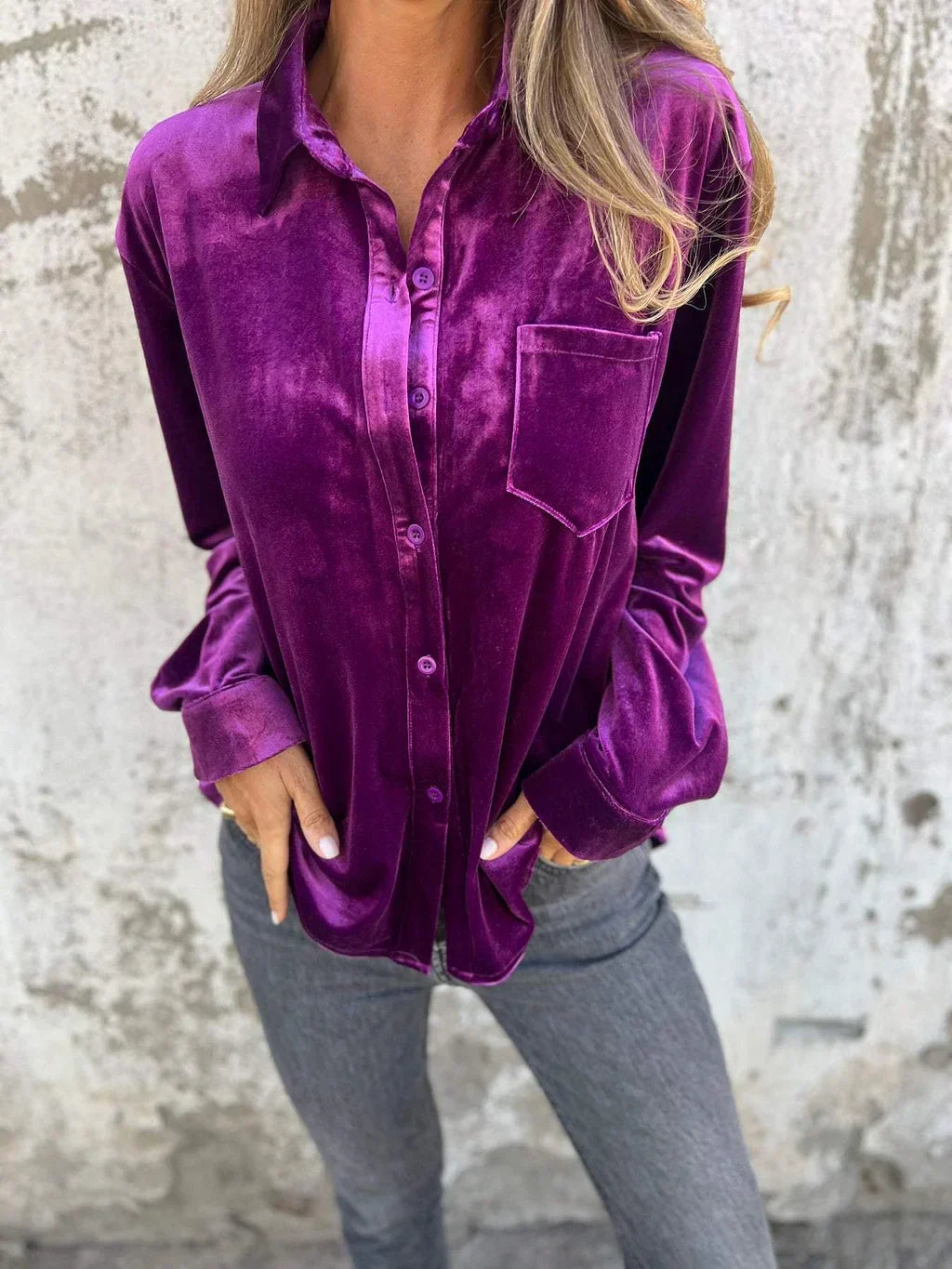 Kaya - Elegante Blusa di Terciopelo