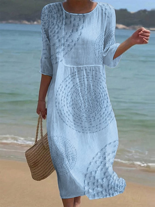 Abito casual Ricamo per donna.
