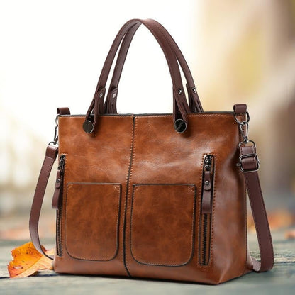 Winslet - Iconic Retrò PU Leather a Tracolla Handbag