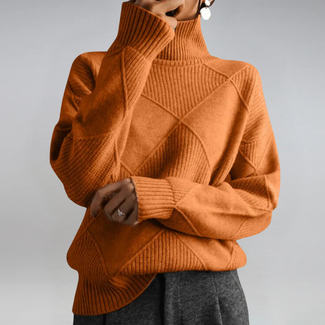 Lauren | Maglione a collo alto in cachemire luxe