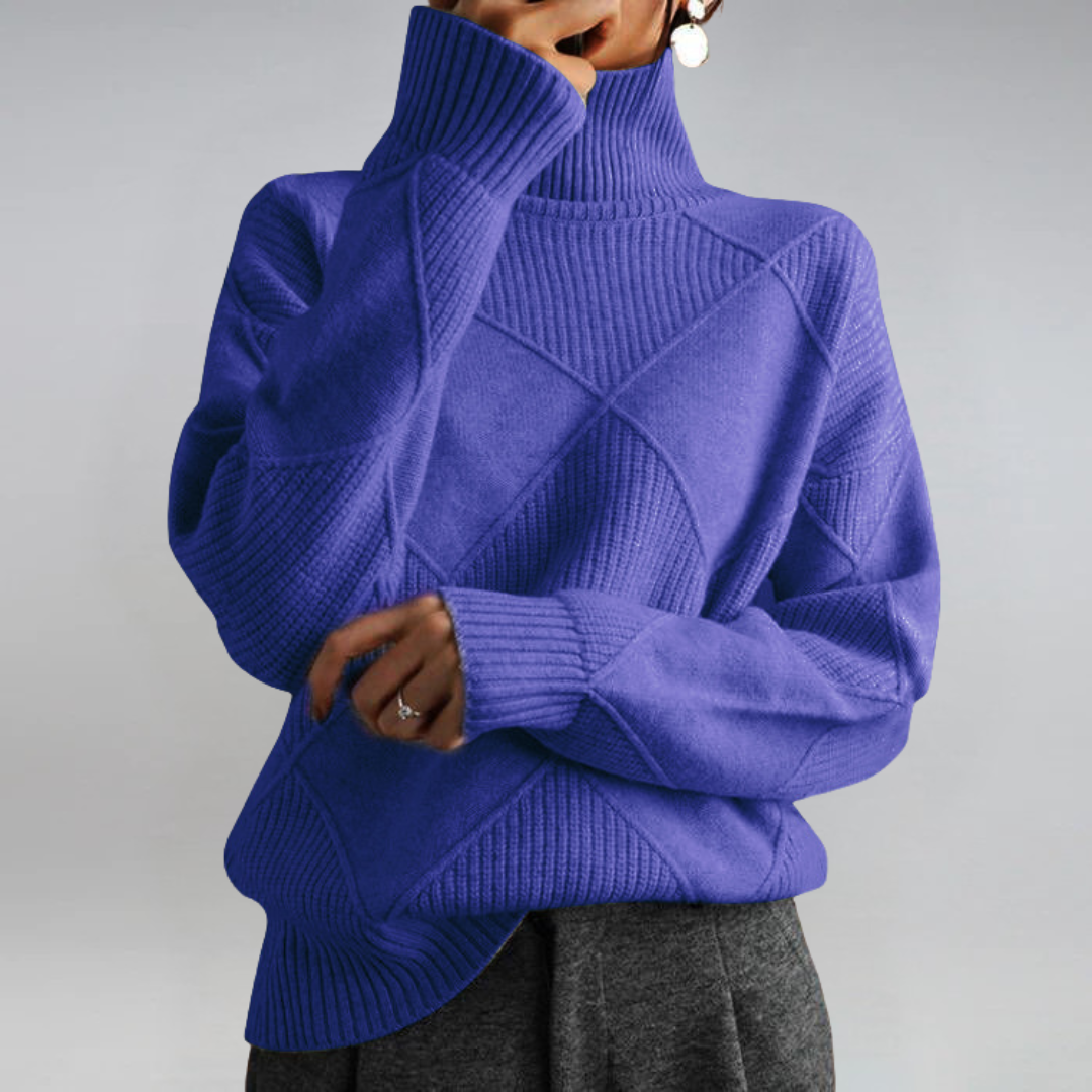 Lauren | Maglione a collo alto in cachemire luxe