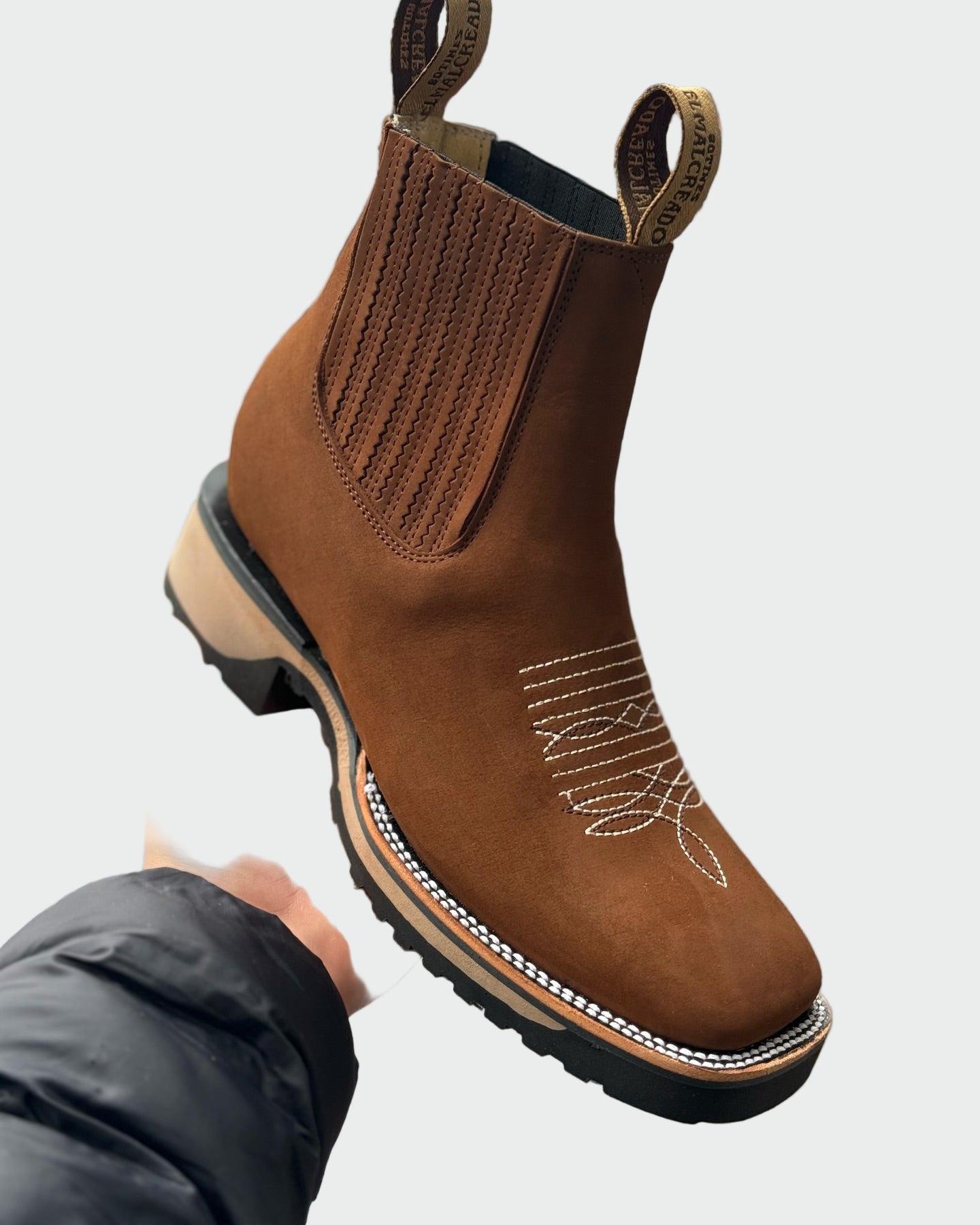 Stivali di cowboy in pelle