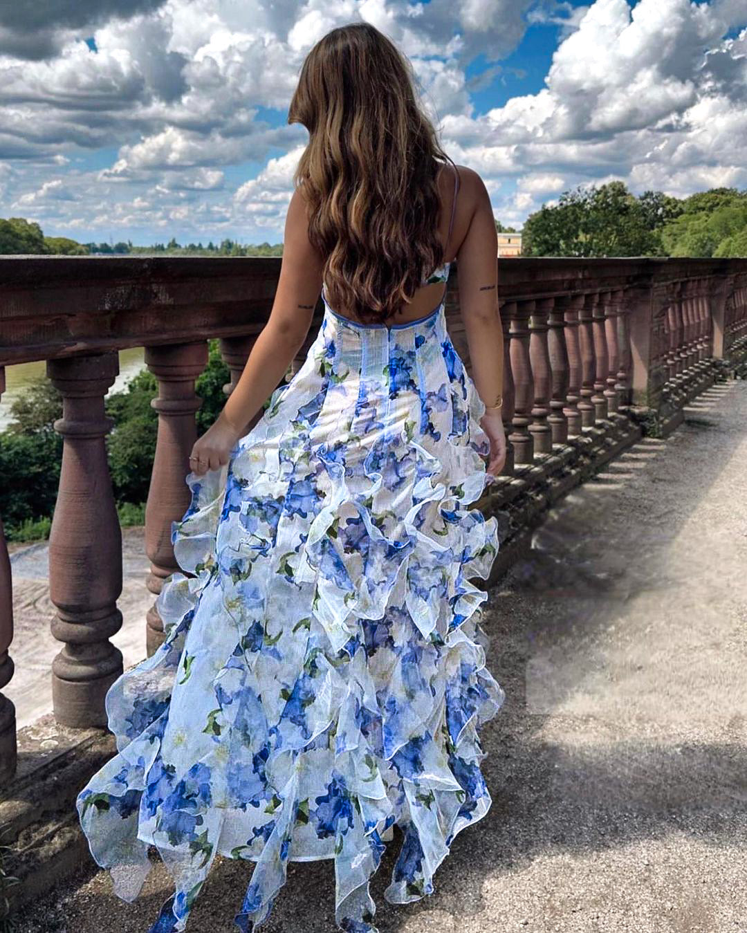 Isra | Abito Floreale Elegante