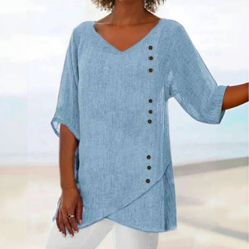 Alva™ – BLUSA ASIMÉTRICA RILASSATA