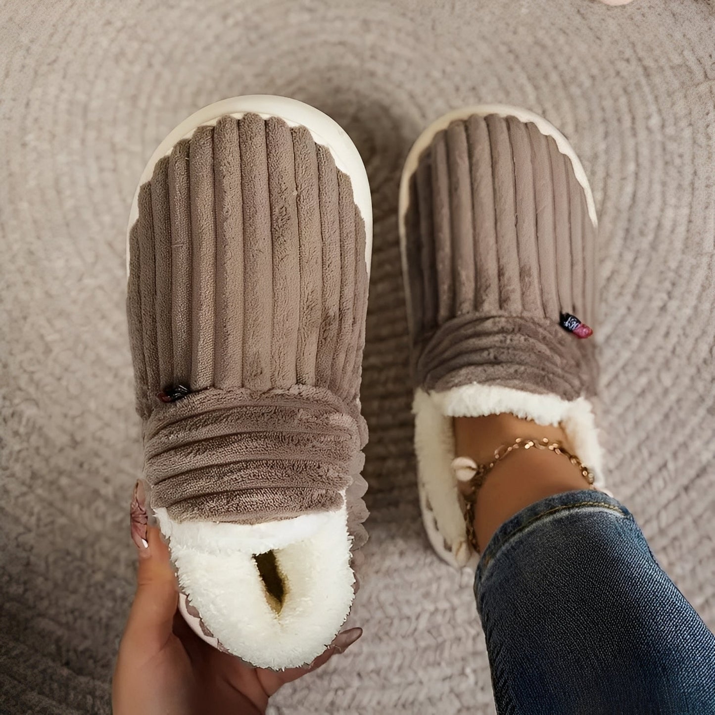 Angèle - Scarpe morbide e cálidos da donna