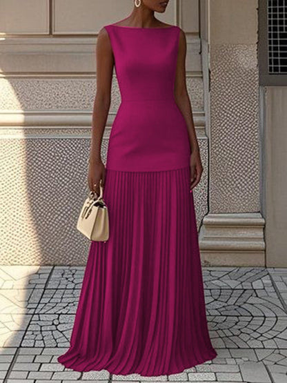 JULIET – ABITO MAXI SENZA MANICHE DI ELEGANZA INTEMporal