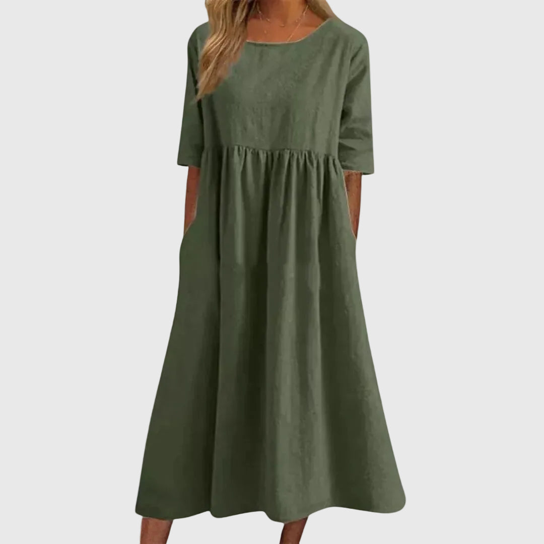 Haisley | Elegante Abito midi Fluyente