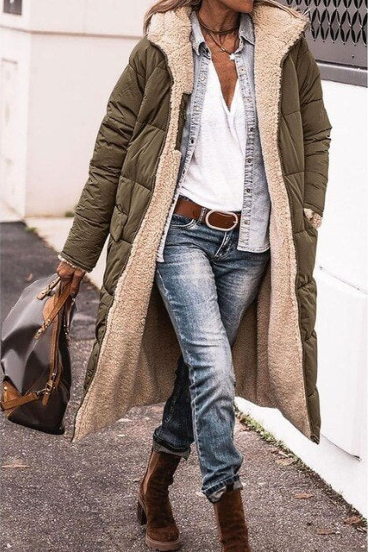 Sasha™ | Cappotto reversibile elegante Premium