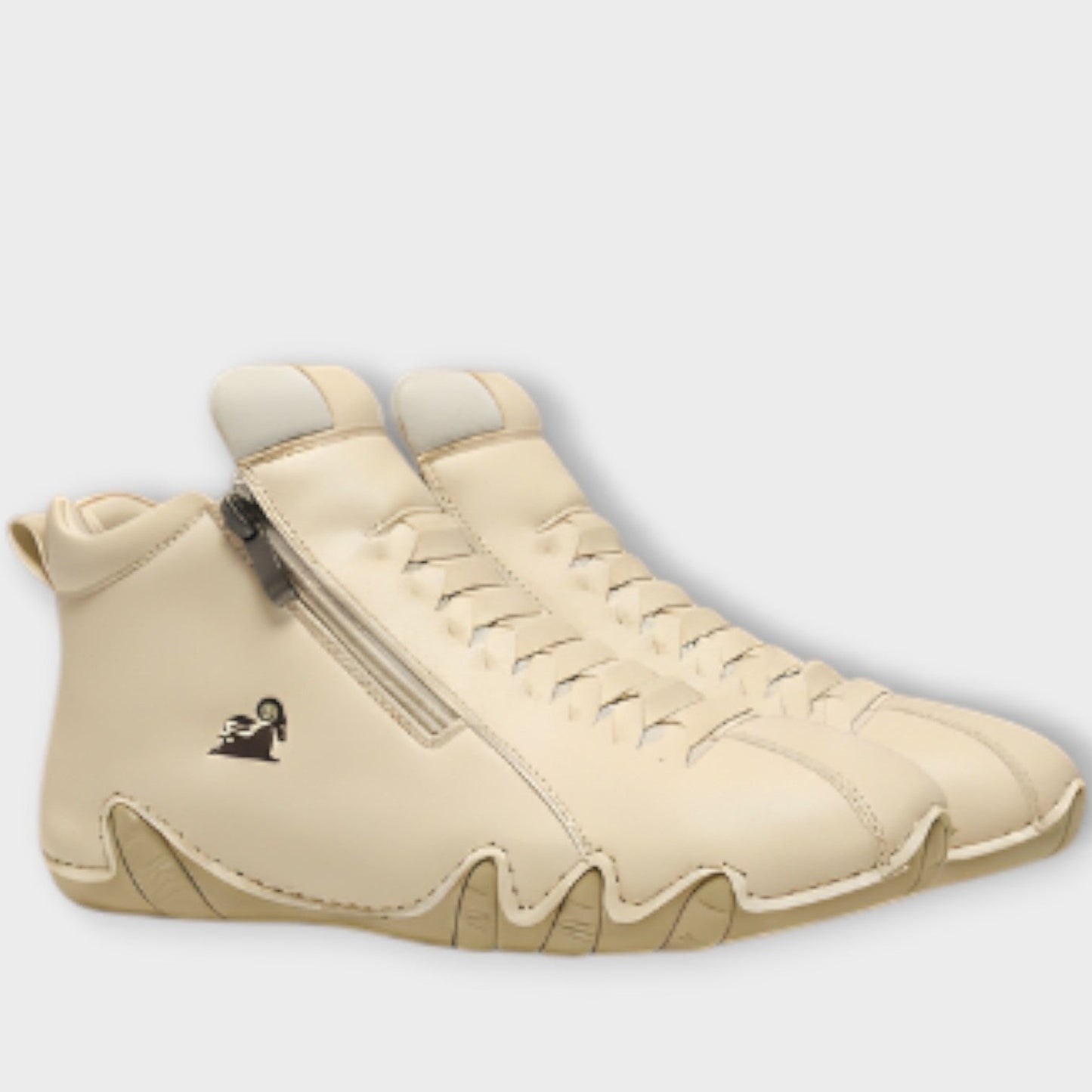 Sneakers Minimalistas con Zip Laterale