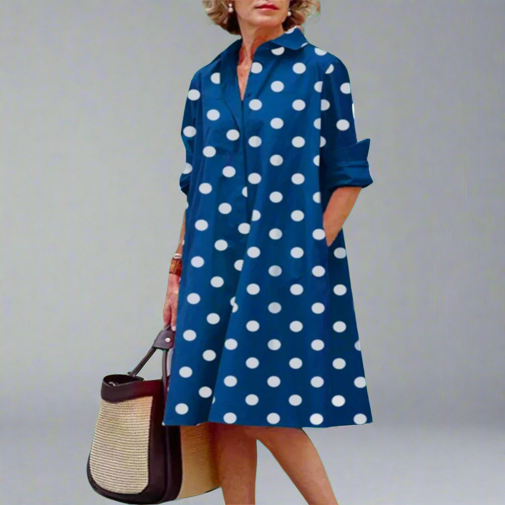 Hartley | Abito Casual con Stampato di Pois