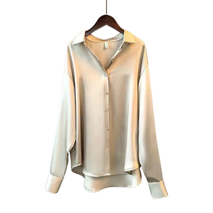 CAMICIA LARGA DI SATIN EDEN