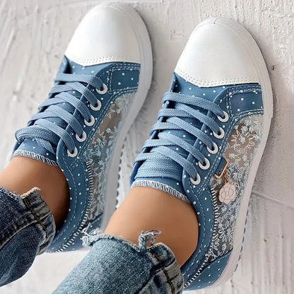 Elettra - Sneakers floreales leggere