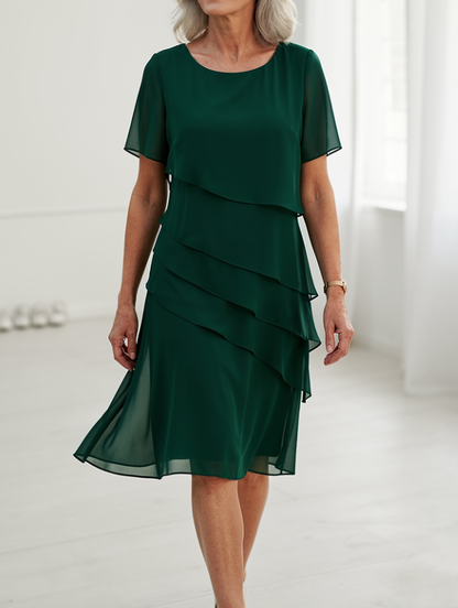 Linda | Elegante Abito Comodo con Volant