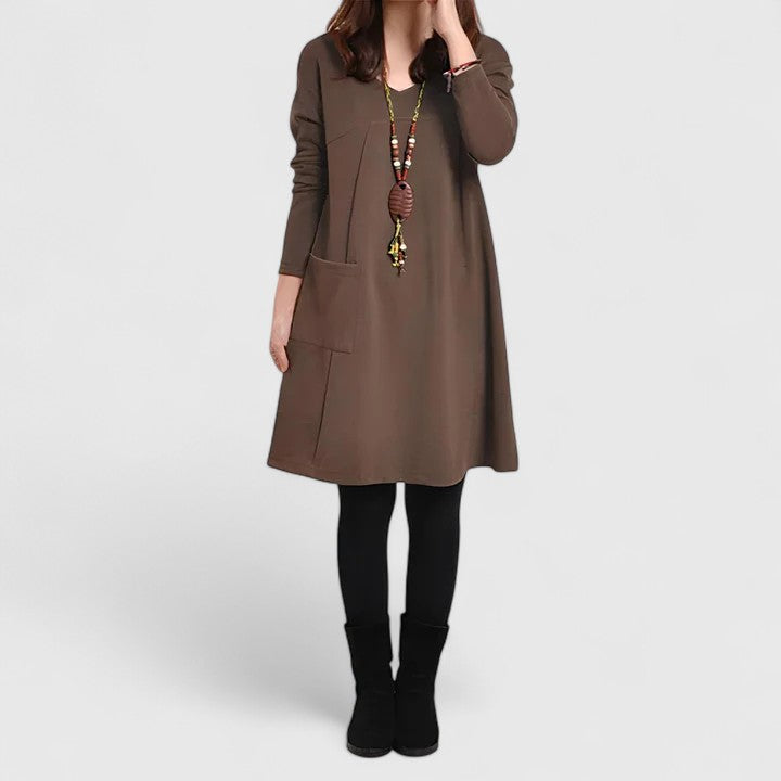 VICKY – ABITO A-LINE DI ELEGANZA RILASSATA