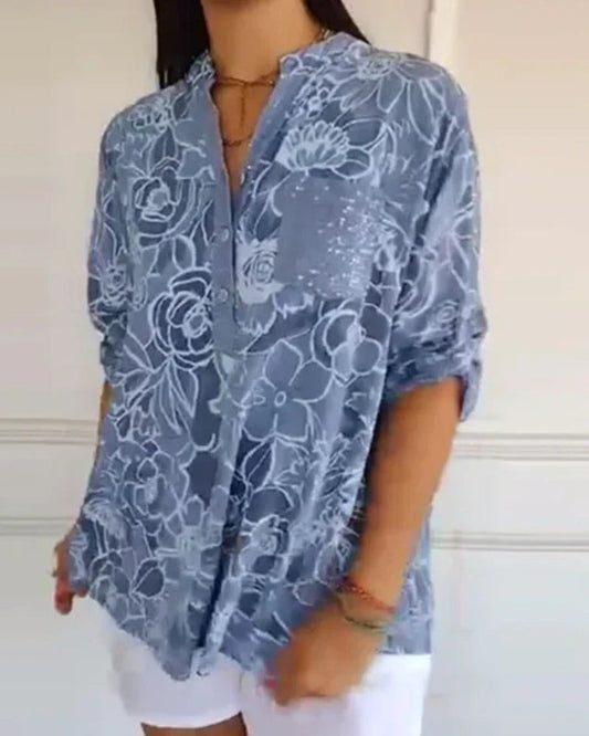 NARESE - Blusa Floreale