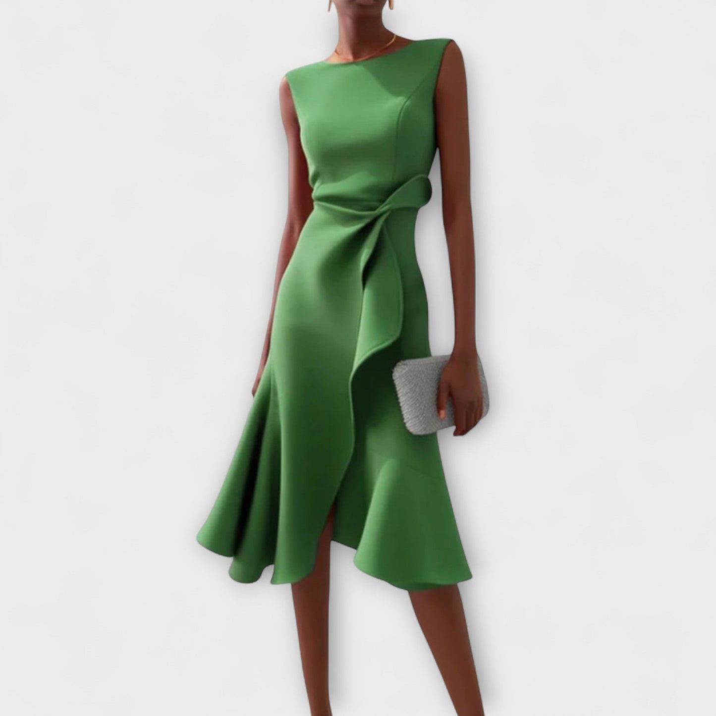 Juliette – Abito midi Asimmetrico Draped