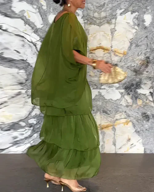 Laura - Abito lungo elegante e fluido