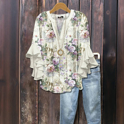 Dakota™ - BLUSA dal taglio RILASSATO CON STAMPA FLOREALE
