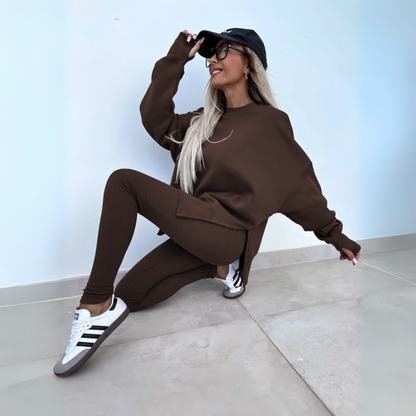 MADISON – SET DI FELPA OVERSIZE E LEGGINGS