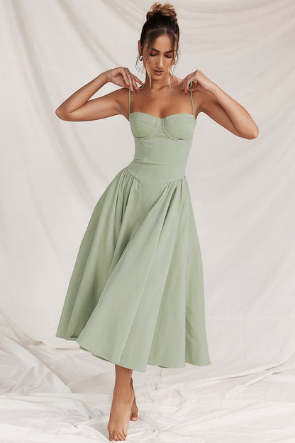 Elara | Abito di Sole con Corsetto Elegante
