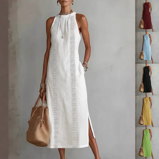 Abito maxi Vittoria - Eleganza Senza tempo e Ricamo artigianale