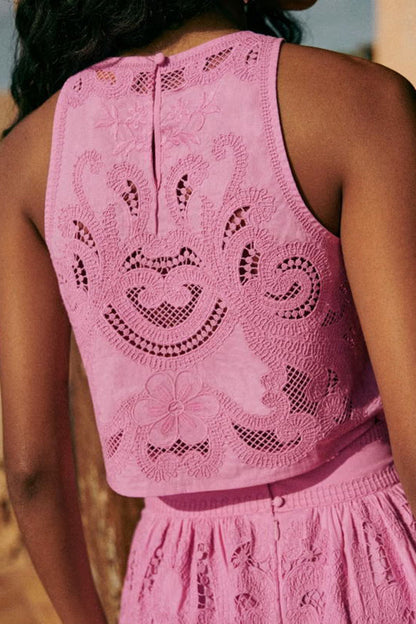 Romy | Set di Pizzo Rosa Moise