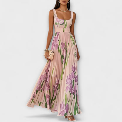 SOFIA – ABITO MAXI DI ELEGANZA FLOREALE