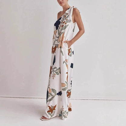MILLIE – ABITO MAXI IMPRESO MONOSPALLA