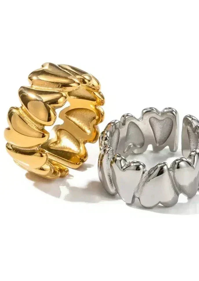 Hazel | Anello avvolgente a cuore