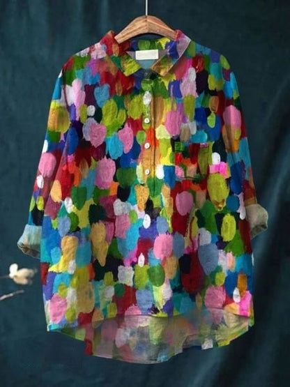 BLUSA SERAPHINA I RETRÒ-FLOWER