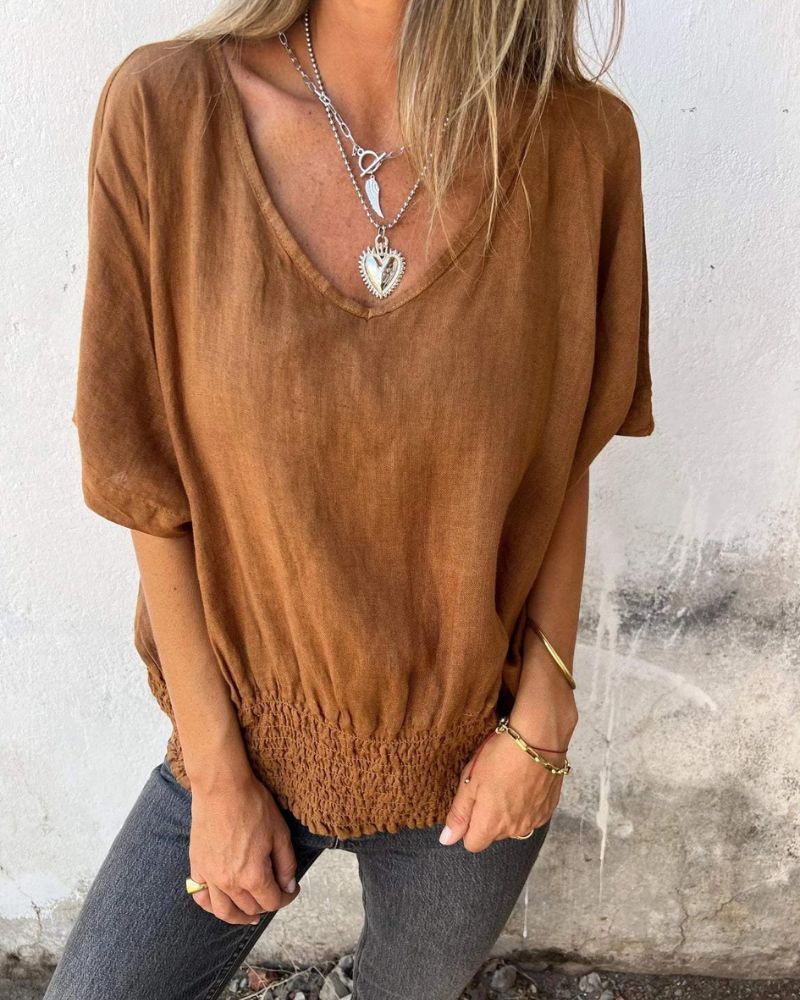 Jenny™ | Top Estivo Relaxado