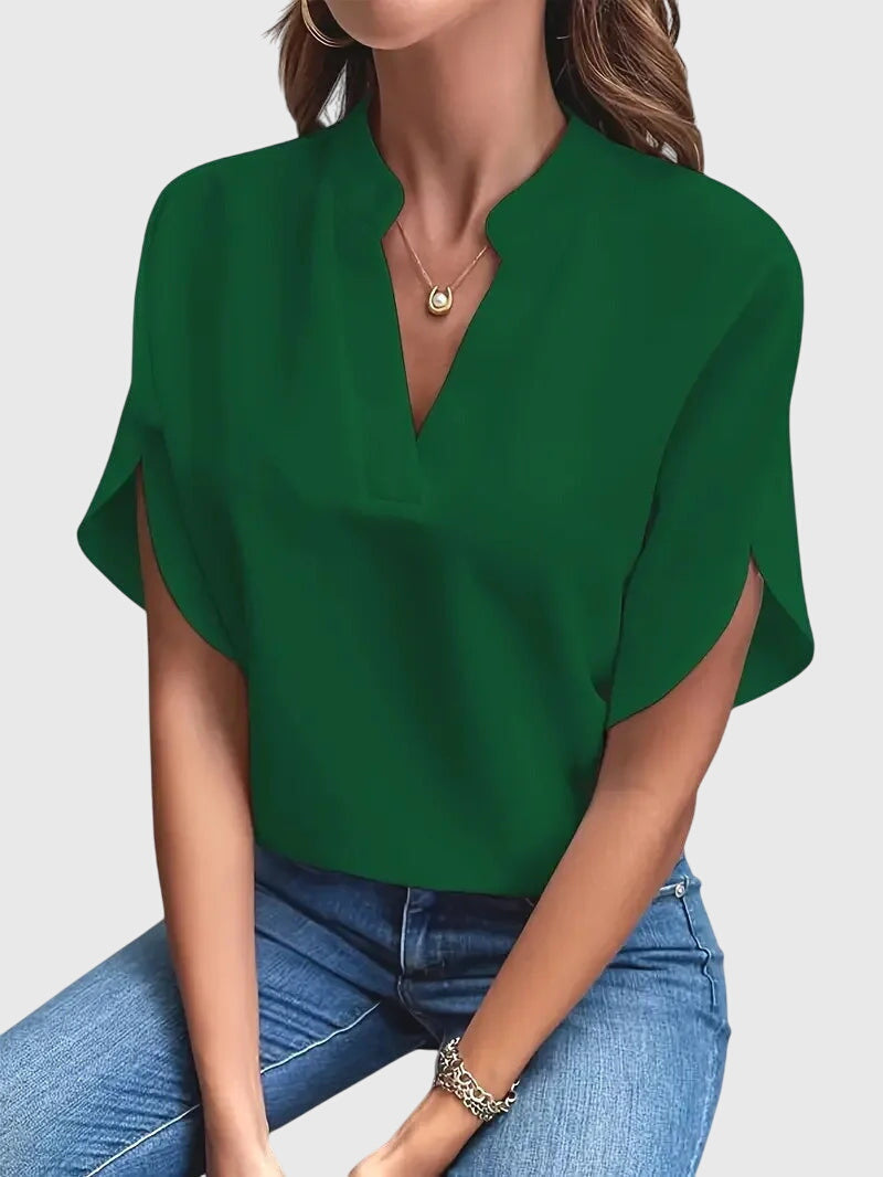 Beatrix™ | Camicia V-Neck Morbido ed elegante
