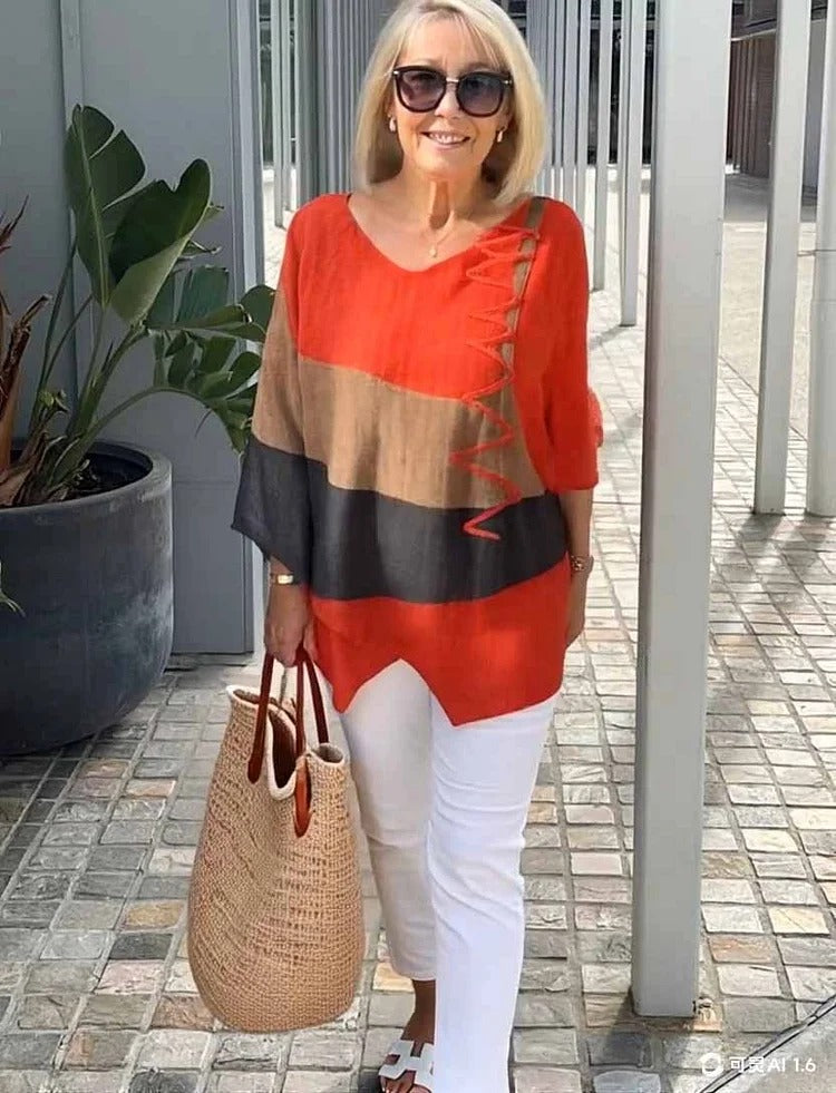 Tahlira - Maglione Largo Casual a maniche lunghe