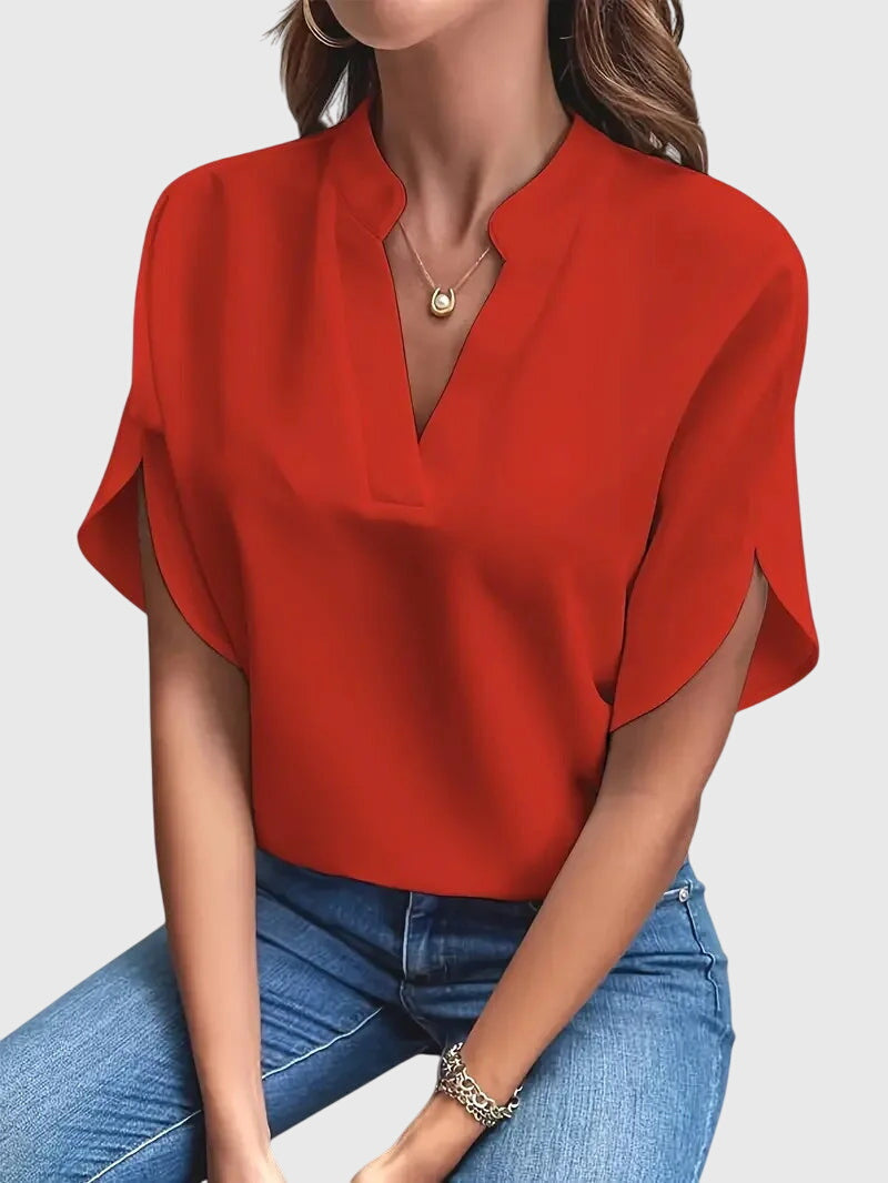 Beatrix™ | Camicia V-Neck Morbido ed elegante