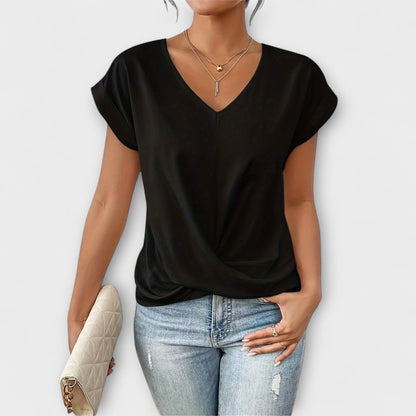 Carlinda | Elegante Top con scollo a V