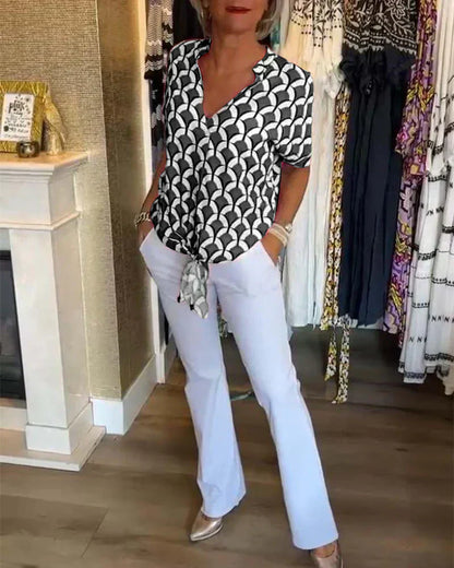 BLUSA STAMPATA STILOSA SOLVEIG