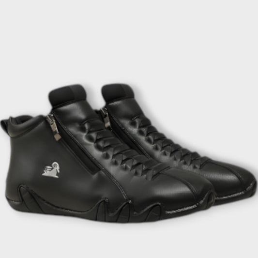 Sneakers Minimalistas con Zip Laterale