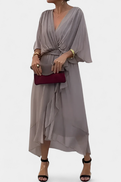 Luisa Abito Flowy con scollo a V