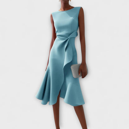 Juliette – Abito midi Asimmetrico Draped