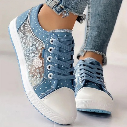 Elettra - Sneakers floreales leggere