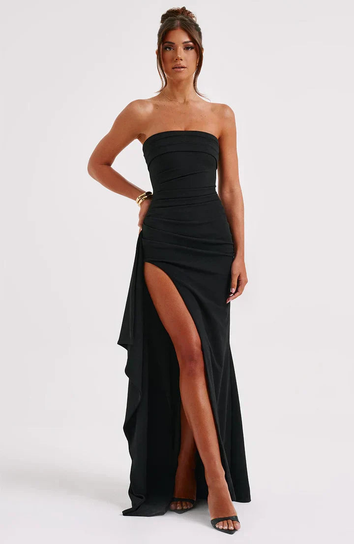 Stacy | Abito maxi Off-shoulder