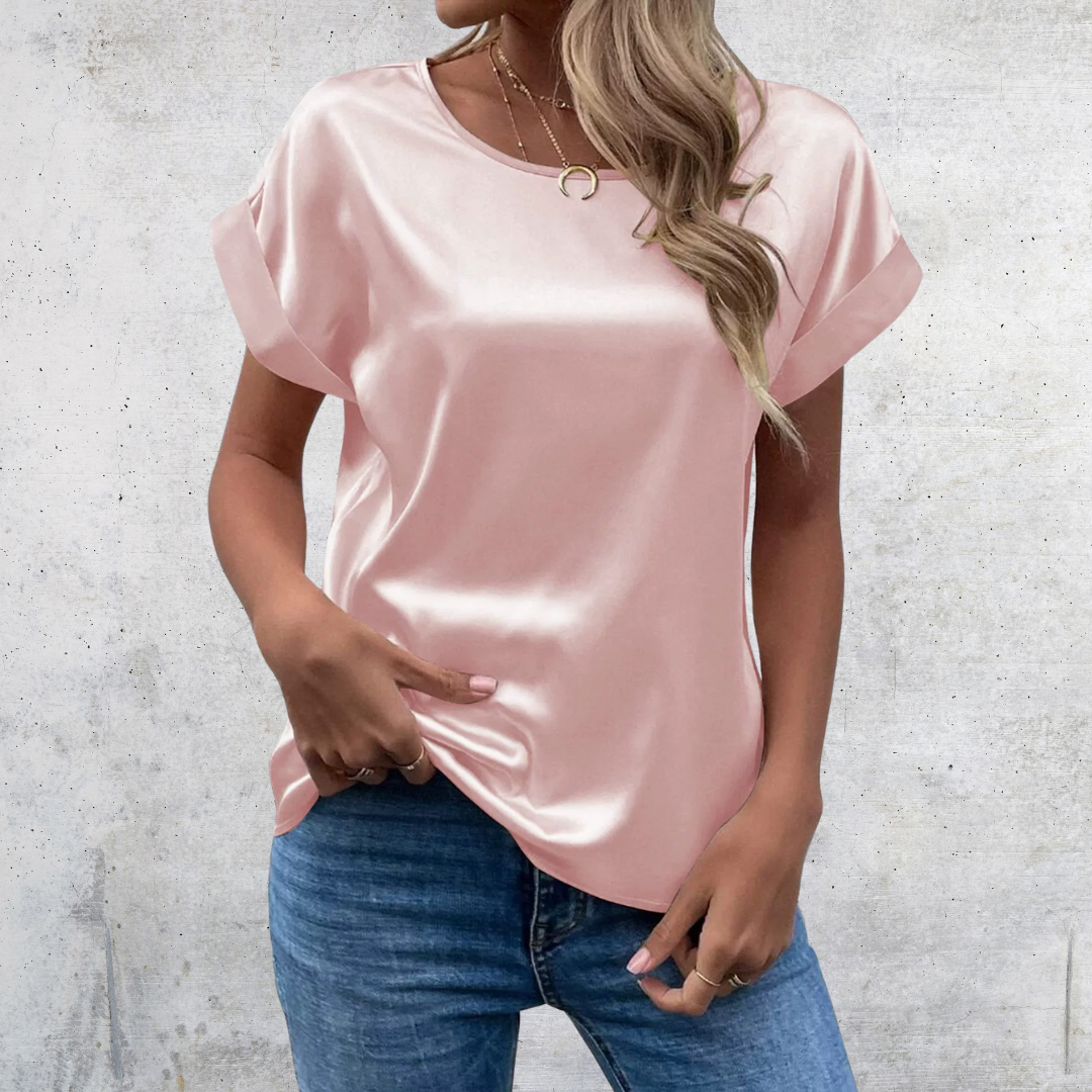 Mabel – Blusa di Manica Arremangada