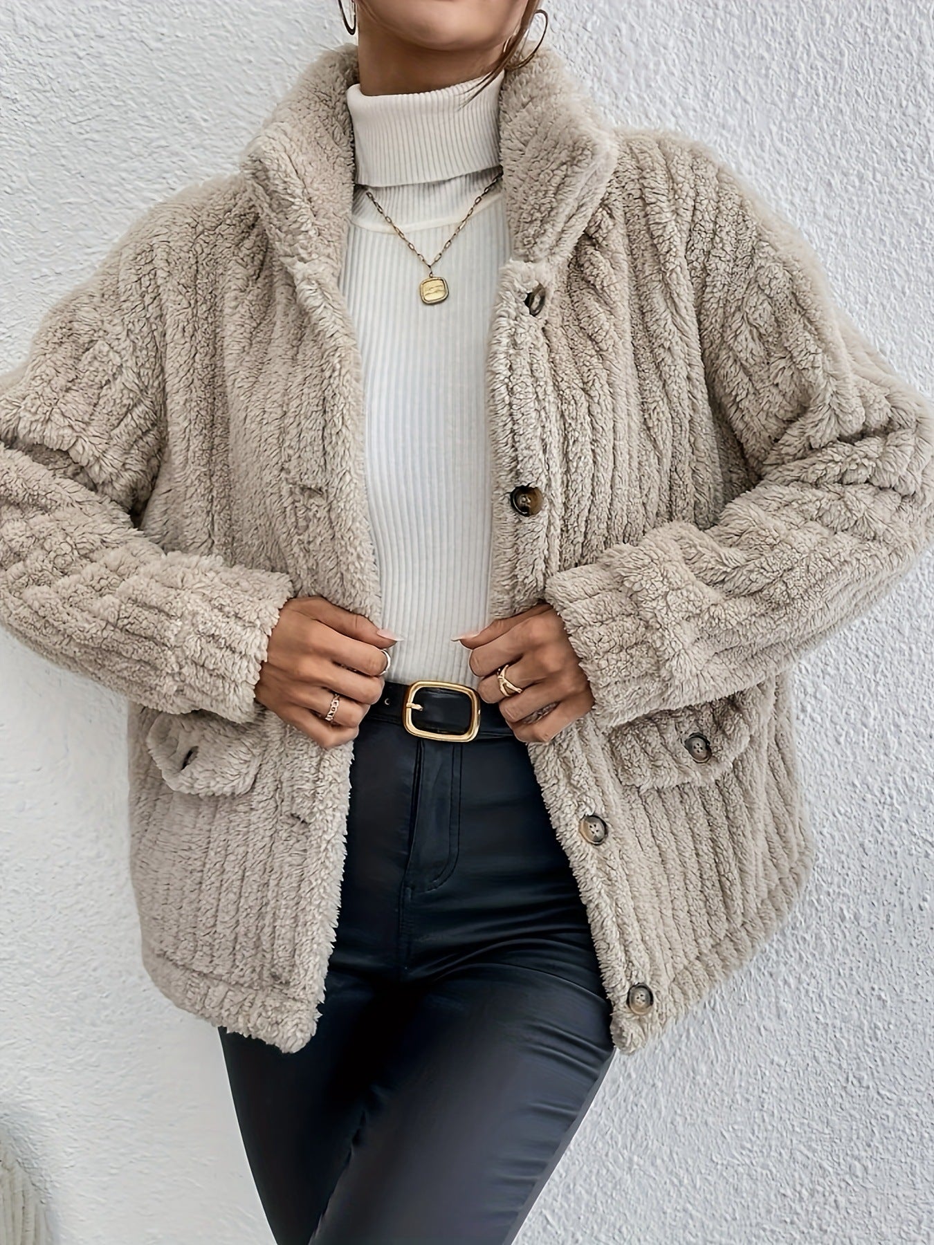Nova™ | Cardigan di Bottoni in velluto Doppio Cara
