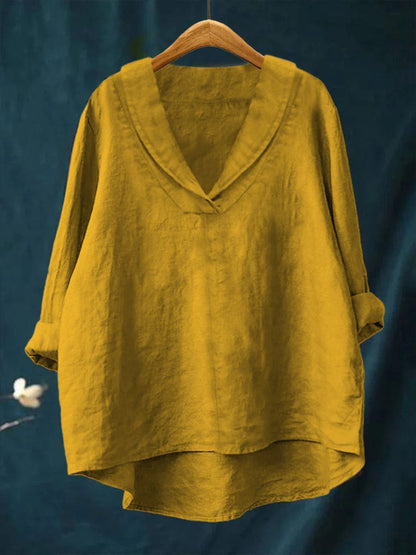Blusa in lino Samantha