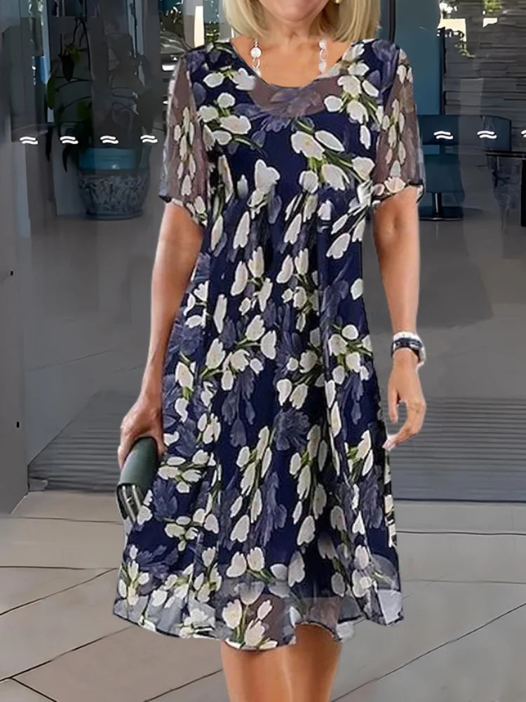 Abito Floreale Elegante di Estate