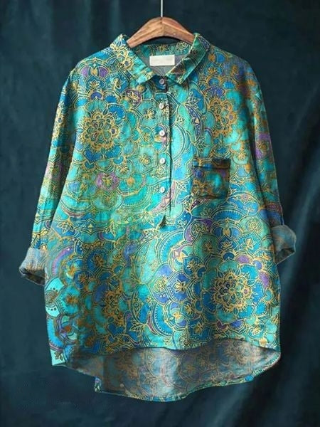 BLUSA SERAPHINA I RETRÒ-FLOWER