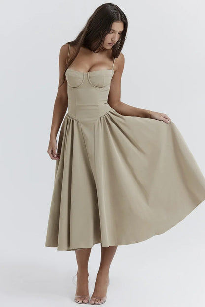 Elara | Abito di Sole con Corsetto Elegante