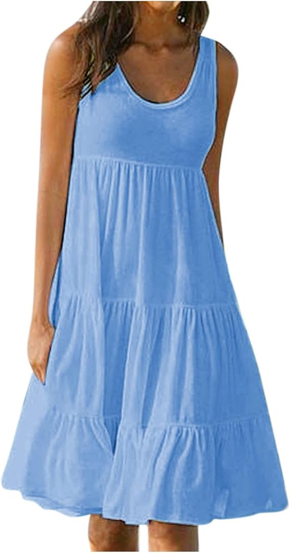 Layla™ - Mini Abito Senza maniche Boho