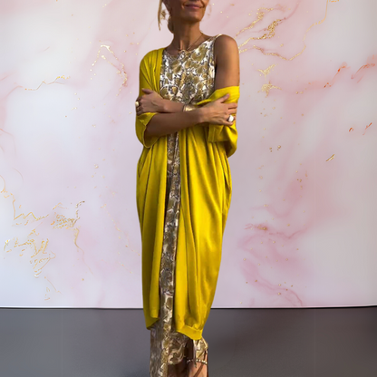 IRAVELLE – ABITO ELEGANTE CON CARDIGAN