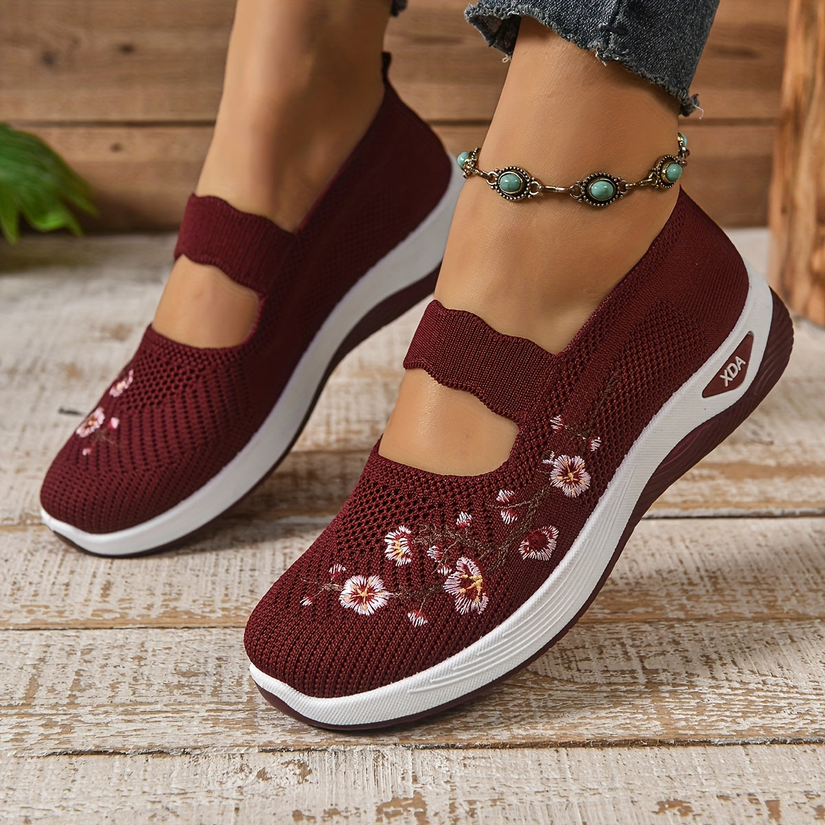 Gianna - Sneakers Florales di Supporto